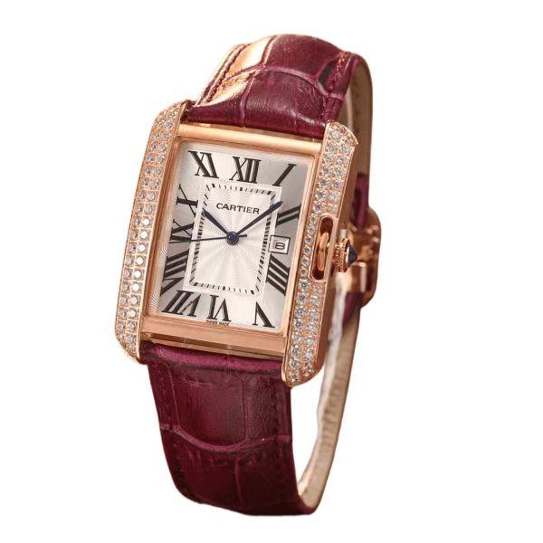 CARTIER  卡地亚坦克系列WJTA0019女表