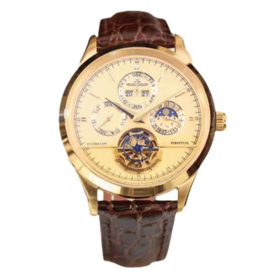 JAEGER-LECOULTRE  积家大师系列18K金陀飞轮5042520男表