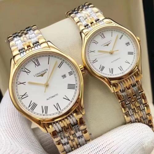 LONGINES  浪琴律雅系列L8.427.9.55.3情侣对表
